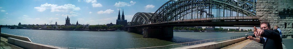 Panorámica desde la otra orilla del Rin