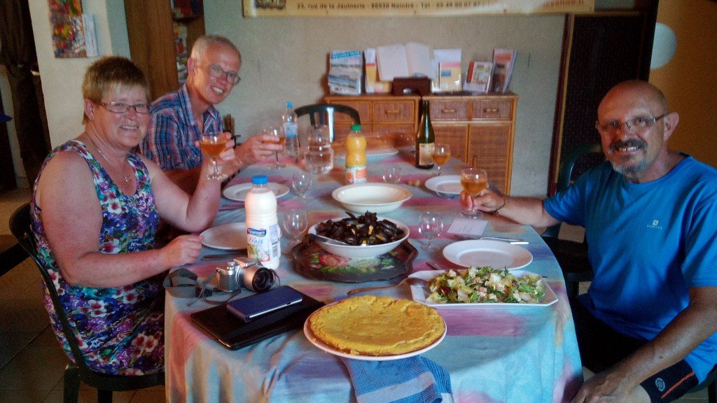 Nuestra cena en Naintré