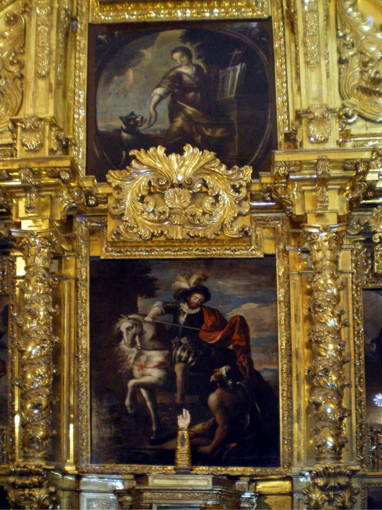 Detalle del Altar Mayor. San Martín de Tours. Salillas de Jalón