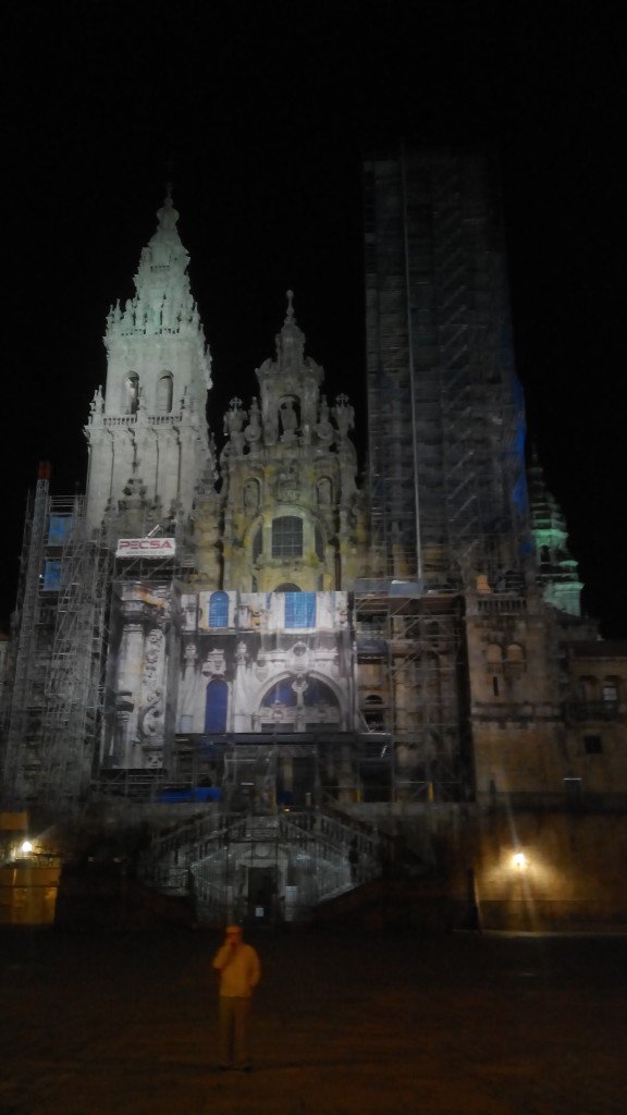Catedral de Santiago, la nuit.