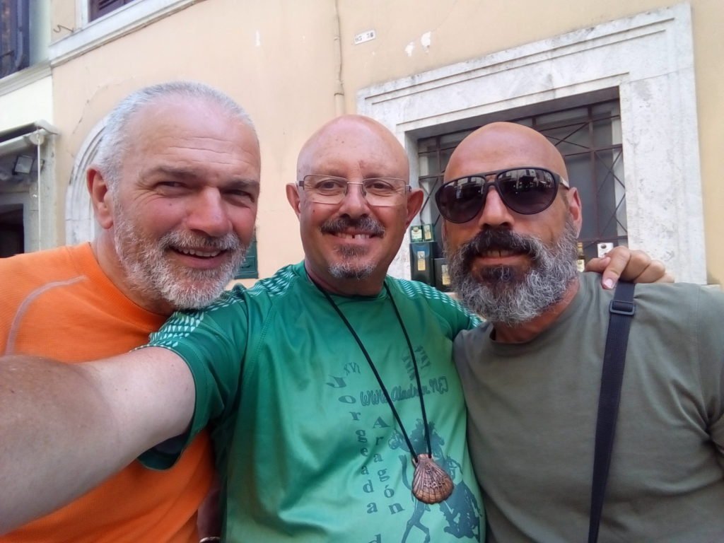 Un selfie con Francesco e Maximo. Bolsena