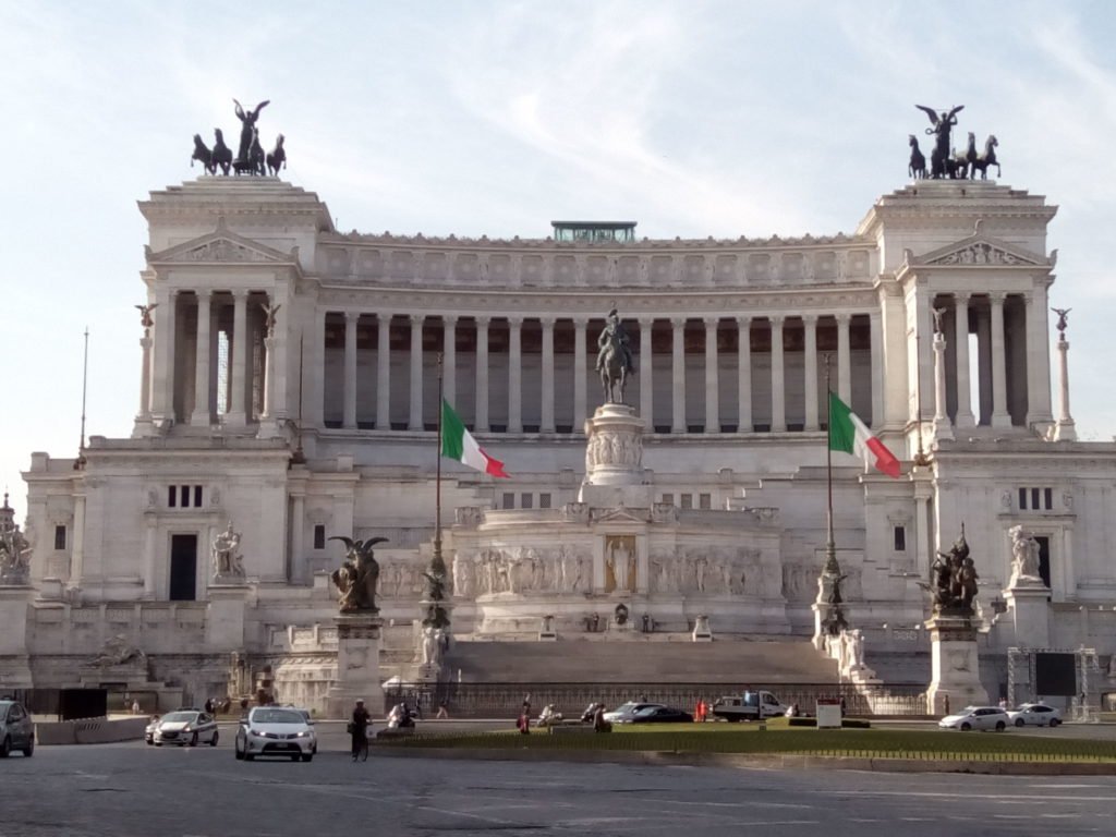 Monumento a Vitorio Emanuele II, primer rey de Italia. Roma