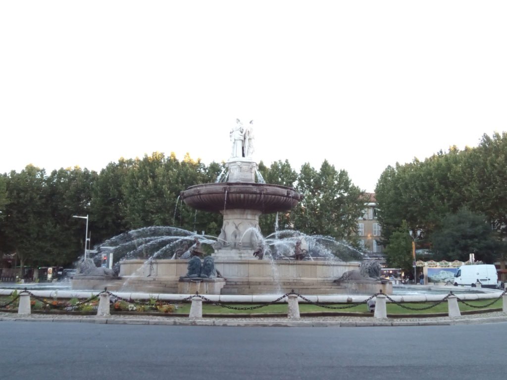 Fountain of the Rotonde in Aix-en-Provence