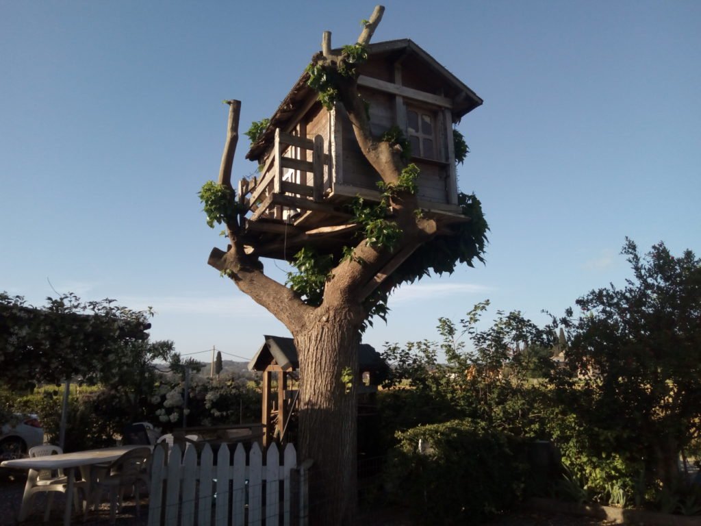 Una casita en un árbol