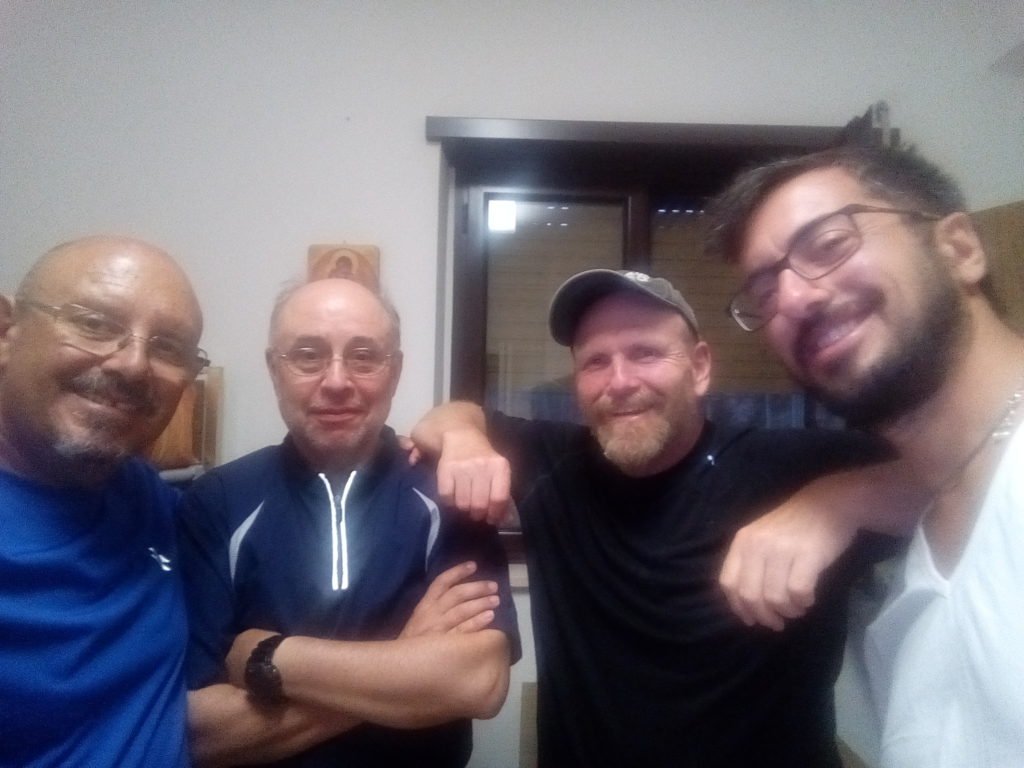 Selfie con Enrique, Jim y Andreas