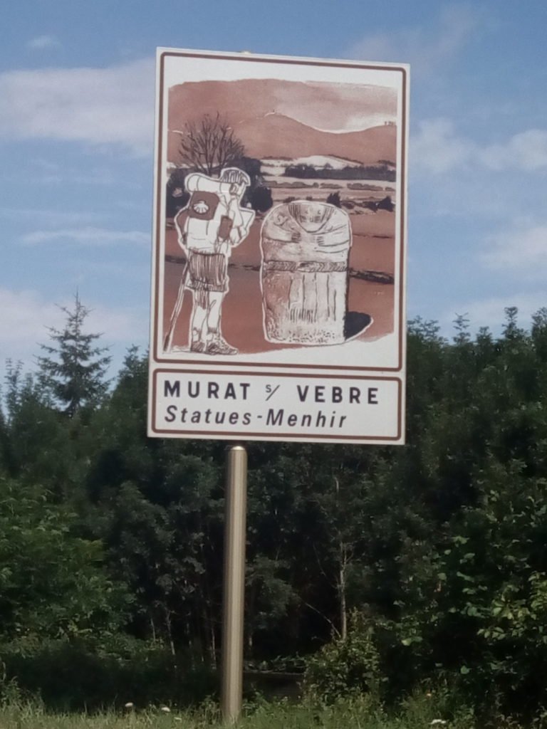 Cartel a la entrada de Murat sur Vèbre