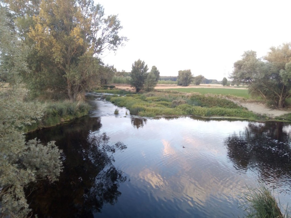 El Arlanzón, con mas agua que el Ebro en estas fechas