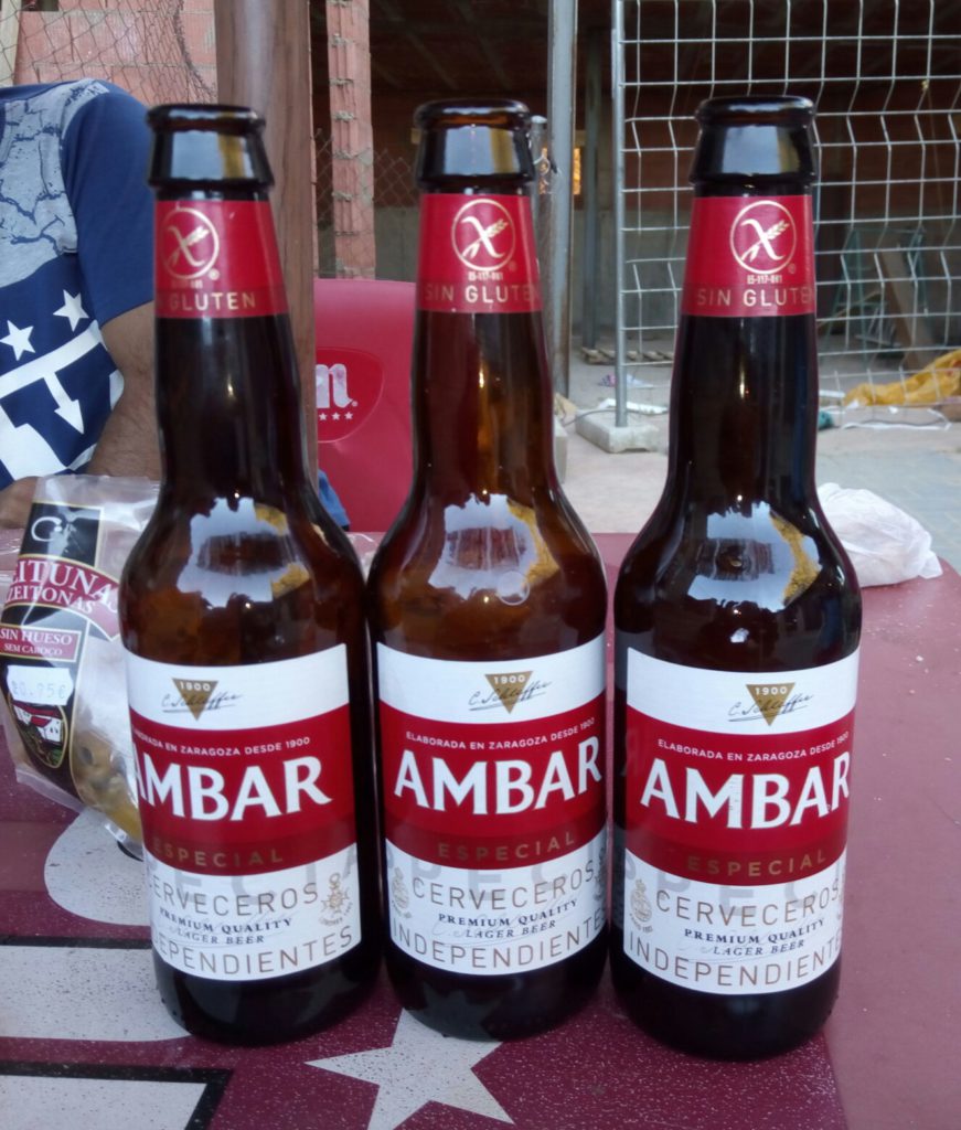 Cervezas Ambar, de La Zaragozana. ¡¡Aquí si que saben!!