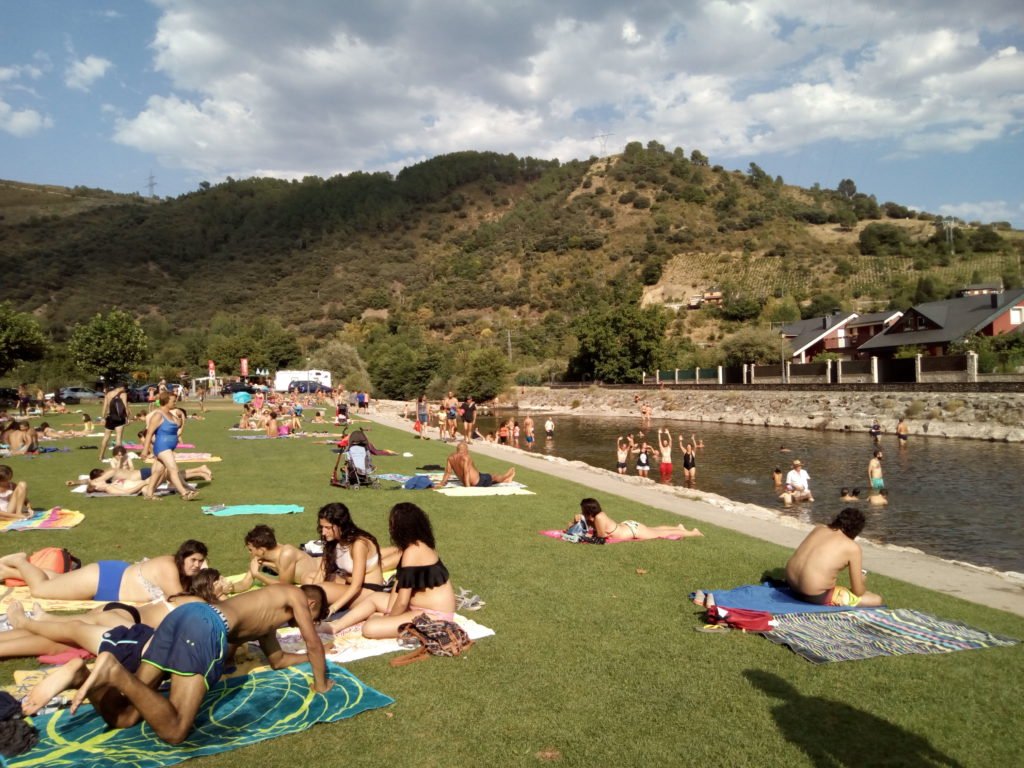 Playa fluvial de Villafranca del Bierzo