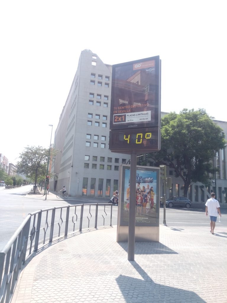 ¡Hace calor! Esto es Sevilla
