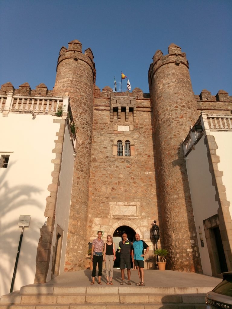 En el Castillo de Zafra