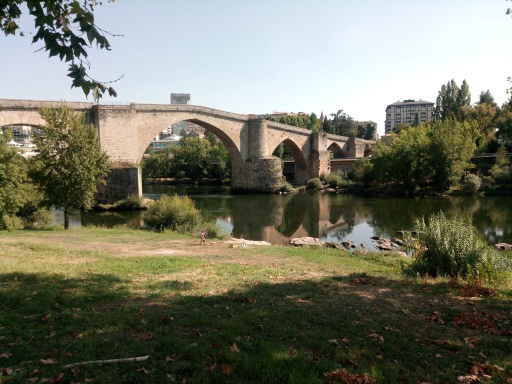 Puente romano sobre el Miño, en Ourense