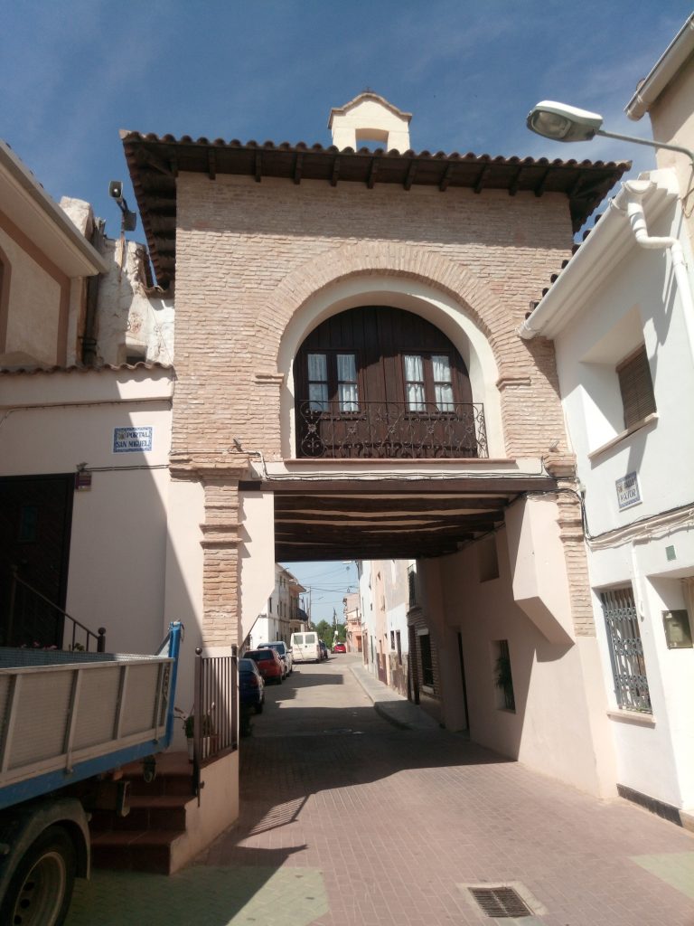 Otro de los tres portales de Quinto de Ebro