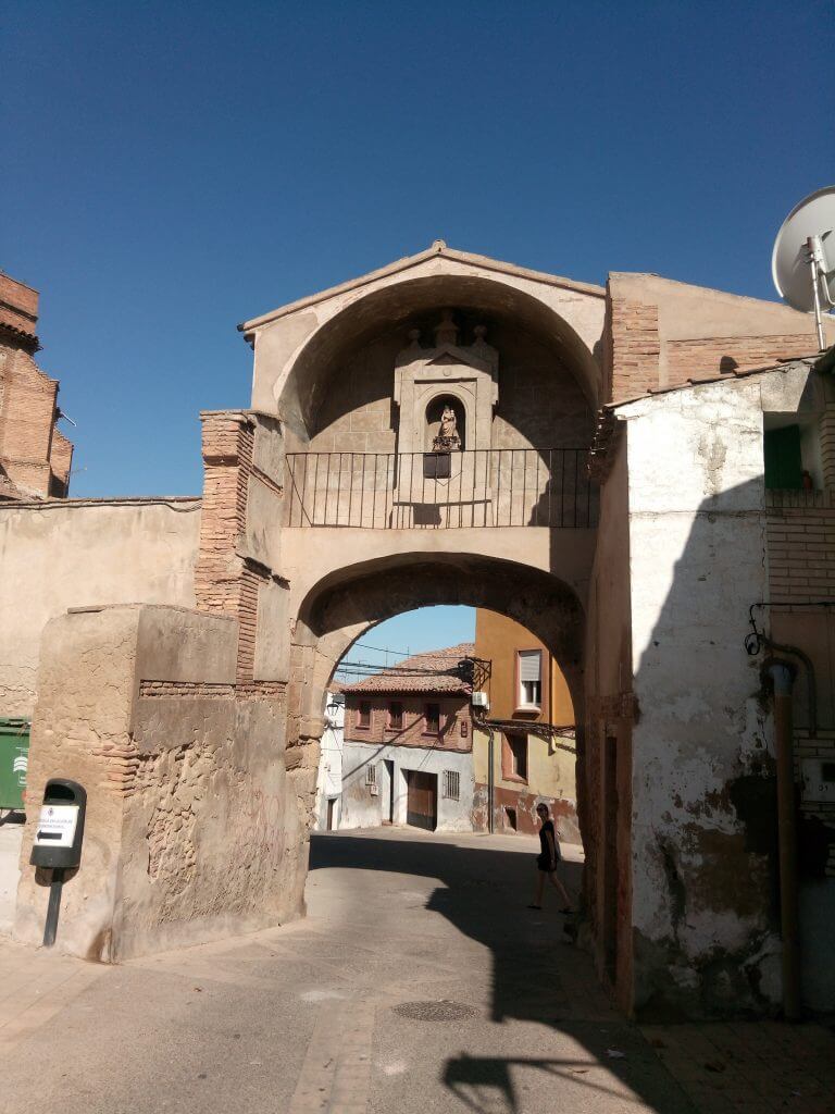 Arco del Planillo de San Andrés. Única puerta de entrada a Calahorra que aún se mantiene en pie.