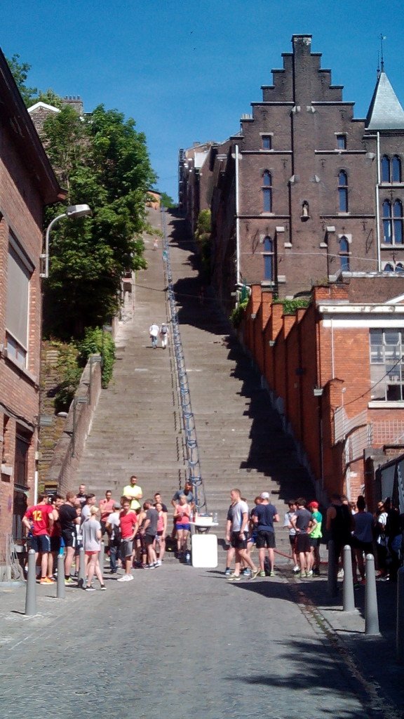 Escalinata en Lieja, 374 escalones. Construidas a finales del siglo XIX