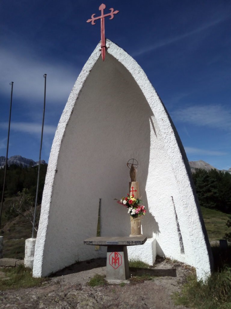 Capilla de la Virgen del Pilar, en Somport
