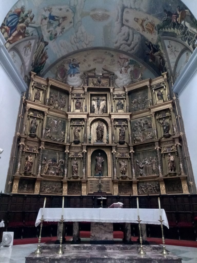 Altar mayor, iglesia Villafranca de los Barros