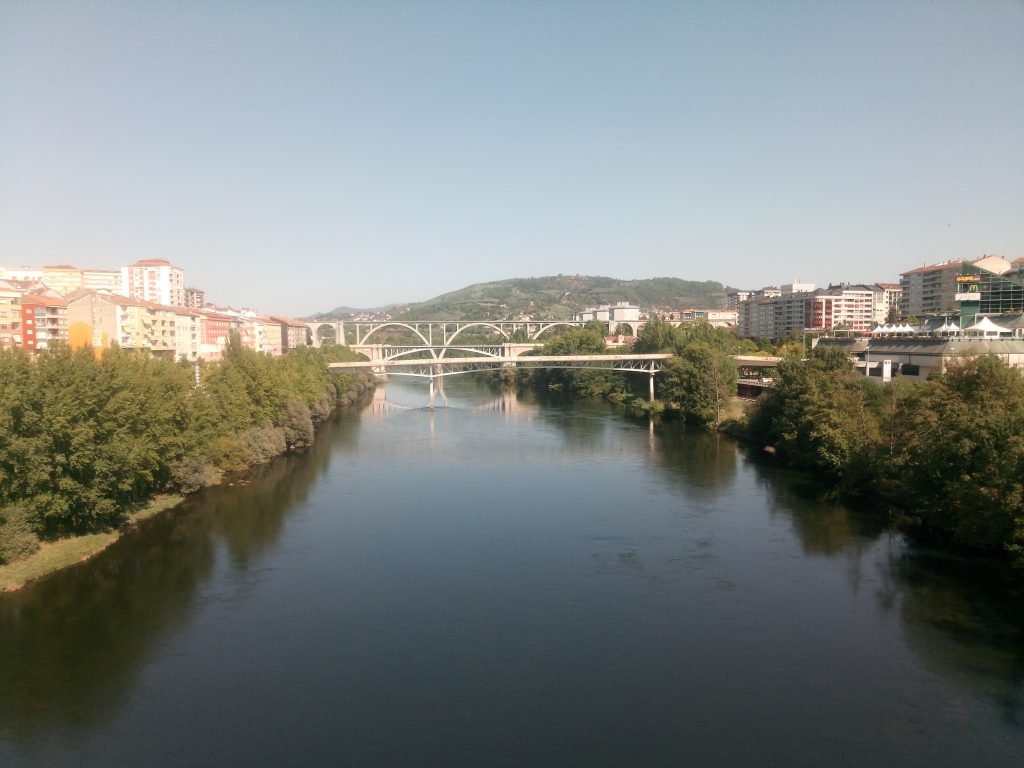 El Miño desde el puente romano, en Ourense